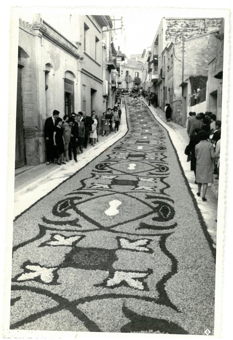 Catifes de flors. Motius geomètrics
