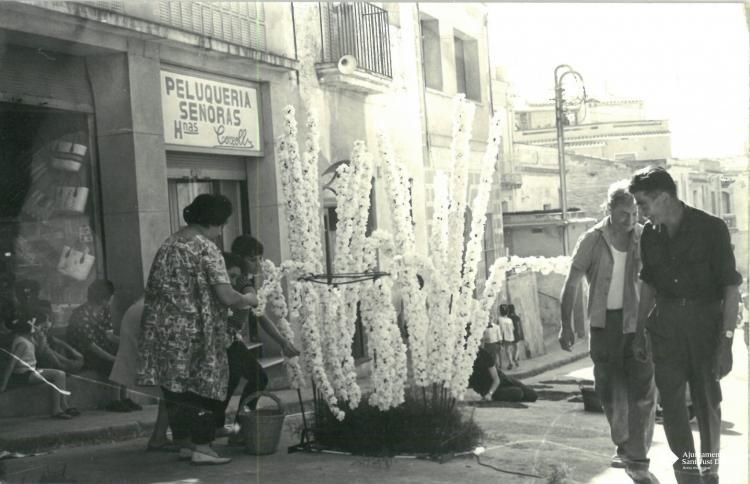 Catifes de flors;Altar tijes dretes