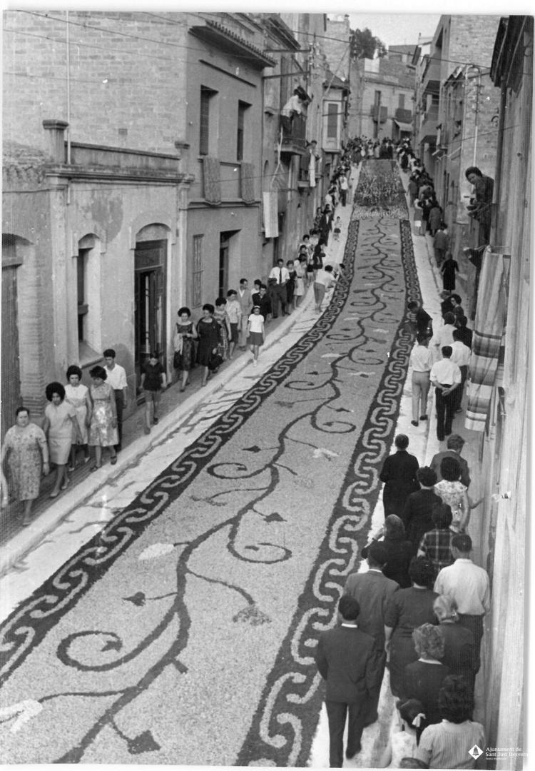 Catifes de flors. Preparatius