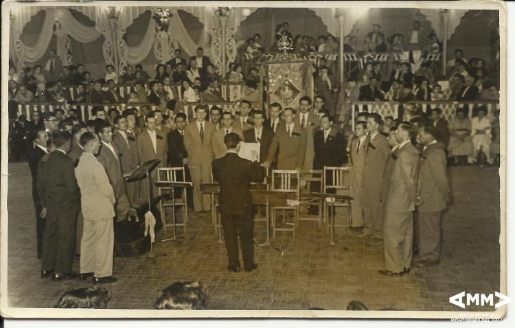Cor de la Lira al ball de l'envelat de Festa Major de Montornès del Vallès