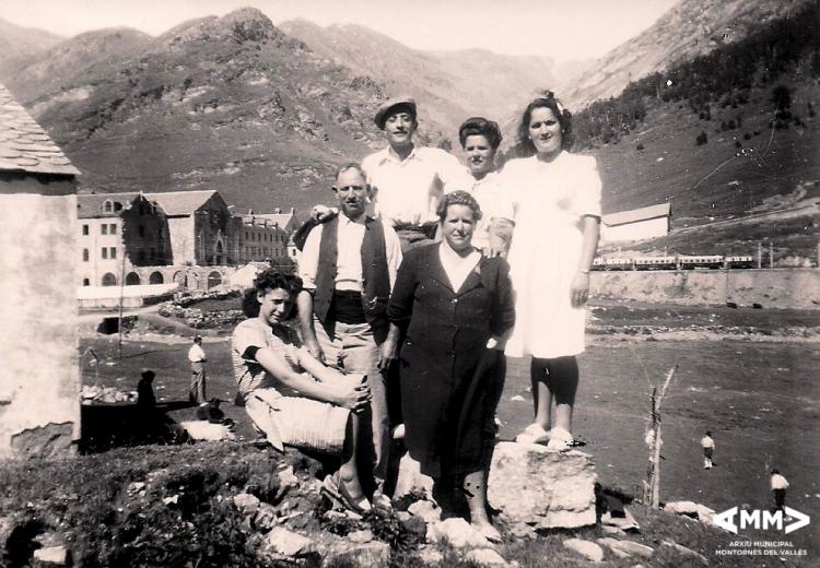 Excursió a Núria. Família Blanchar