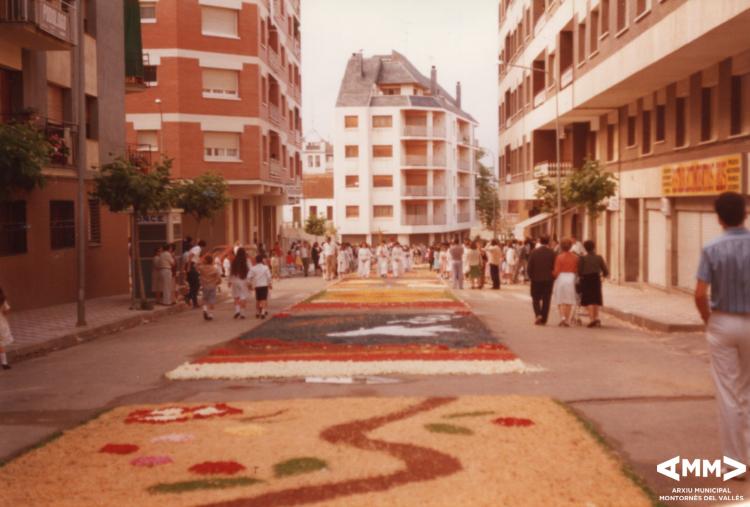 Catifes de flors a les festes del Corpus Christi
