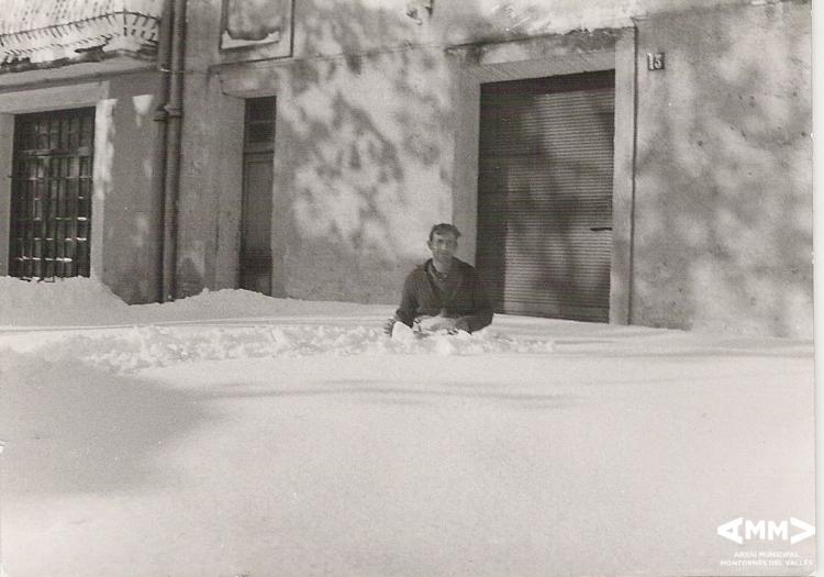 Nevada de 1962 a la zona de can Bellavista