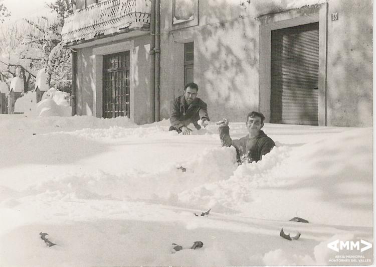 Nevada de 1962 a la zona de can Bellavista