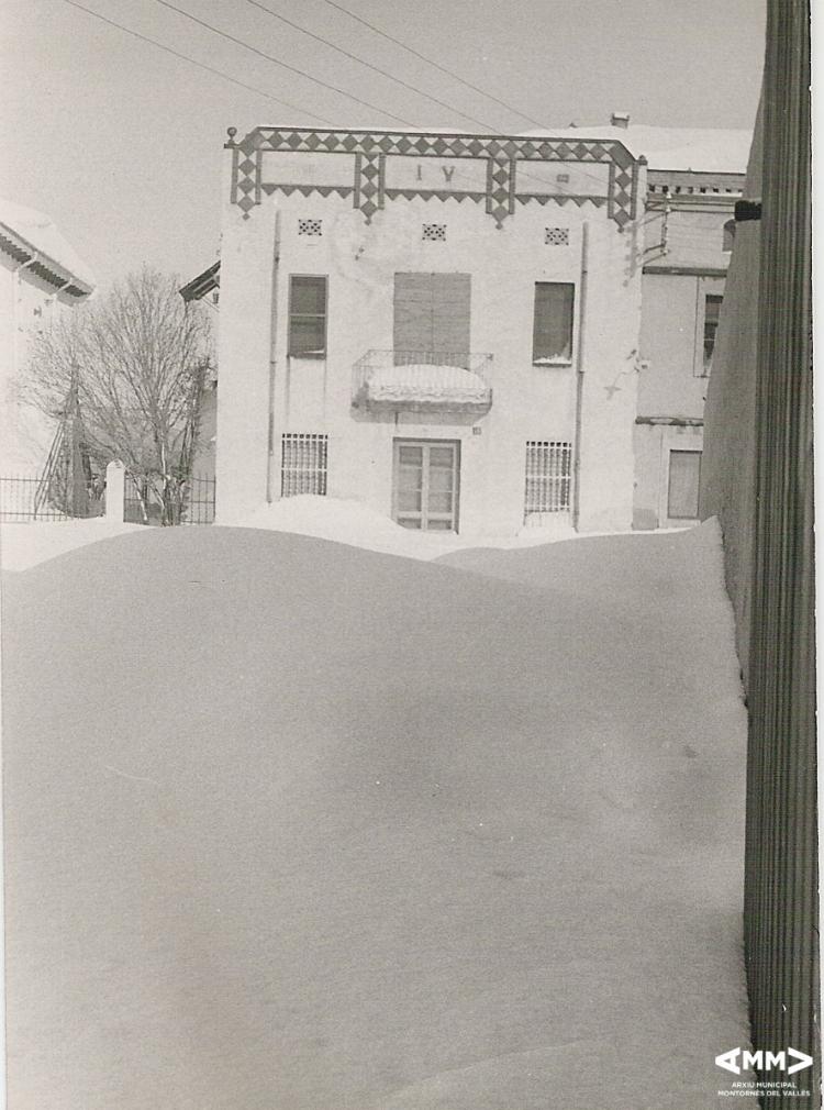 Nevada de 1962 a la zona de can Bellavista