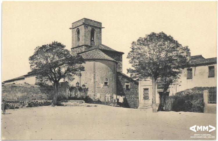 Vista de l'església de Sant Sadurní