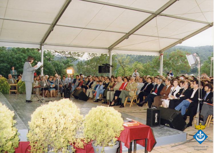 Visita col·lectiva dels folguerolencs als llocs Verdaguerians de Barcelona. Museu de Vil·la Joana a Vallvidrera