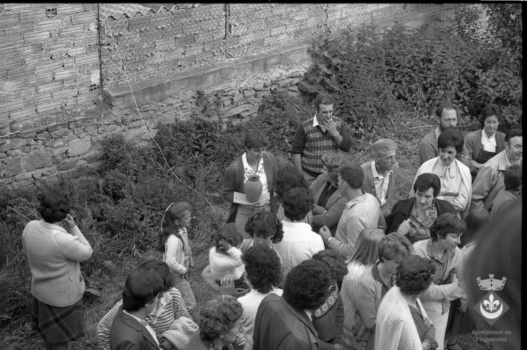 Mostra d'oficis al pati de la Casa Museu Verdaguer durant la Festa Verdaguer organitzat per Joventut Verdaguer