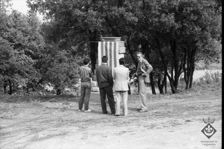 Inauguració dels monòlits de la ruta Verdaguer