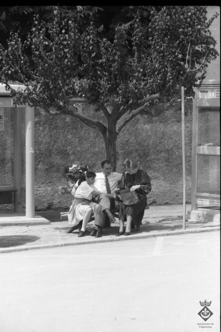 Inauguració dels monòlits de la ruta Verdaguer. Joan Usart i Barreda, alcade de Manlleu i president del Consell Comarcal d'Osona