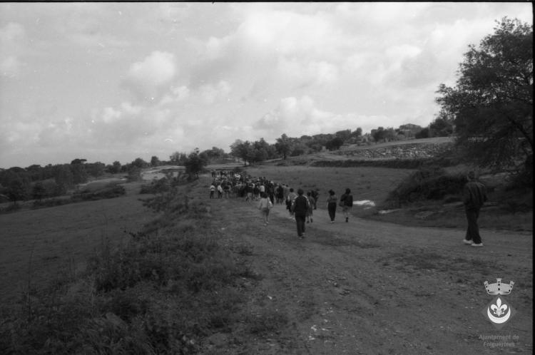 Inauguració dels monòlits de la ruta Verdaguer, camí de la Damunt