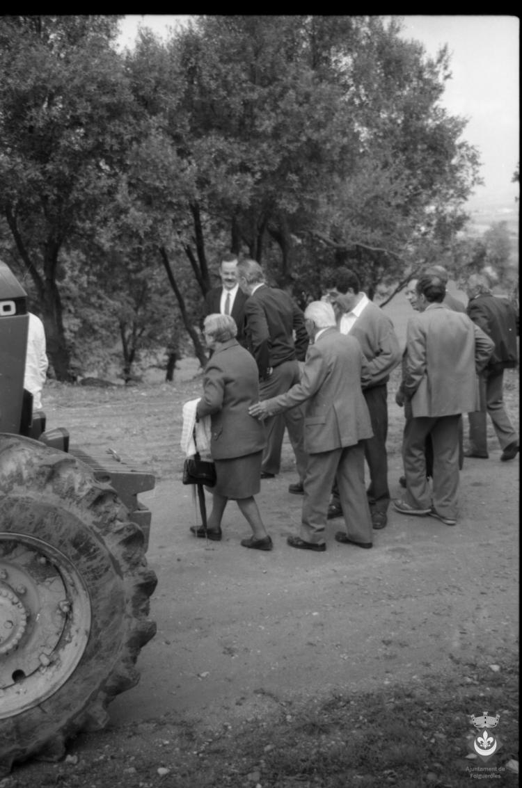 Inauguració dels monòlits de la ruta Verdaguer. Joaquim Xicoy i Bassegoda, president del Parlament de Catalunya