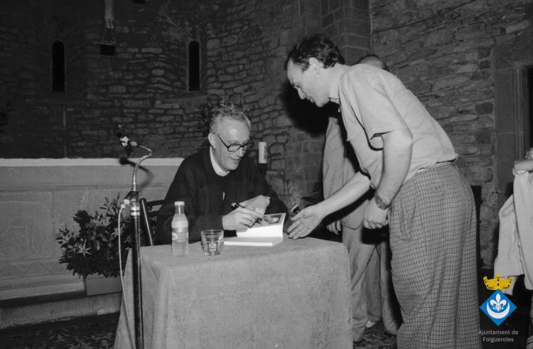 Festa de l'Arbre de Maig dins la Festa Verdaguer. Mossèn Josep Maria Ballarín i Monset