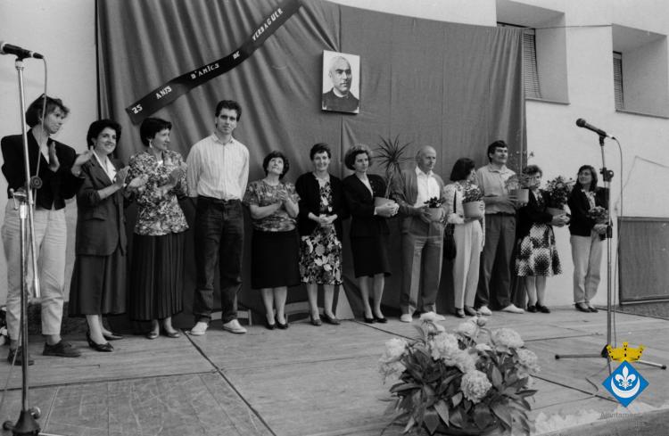 Entrega de premis del concurs de rams dins la Festa Verdaguer