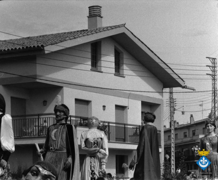 Ball de gegants dins els actes de la Festa Major