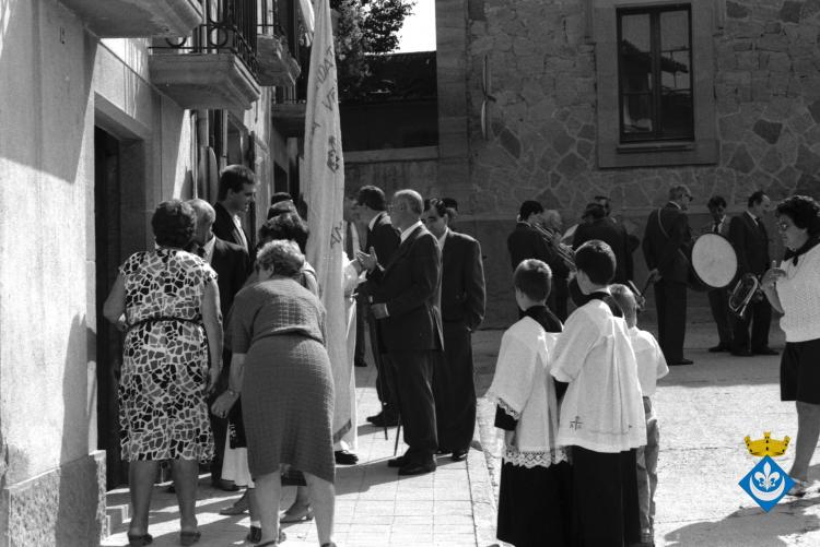 Processó de la Verge dins els actes de la Festa Major
