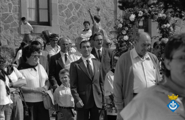 Processó de la Verge dins els actes de la Festa Major