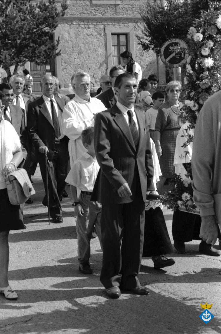 Processó de la Verge dins els actes de la Festa Major