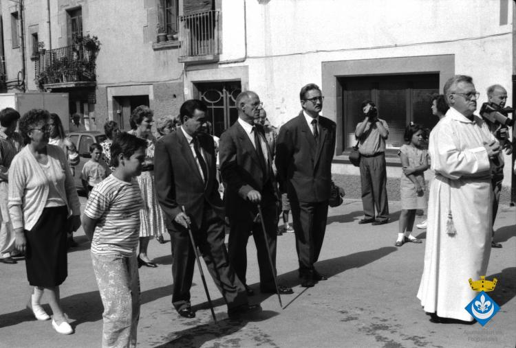 Processó de la Verge dins els actes de la Festa Major