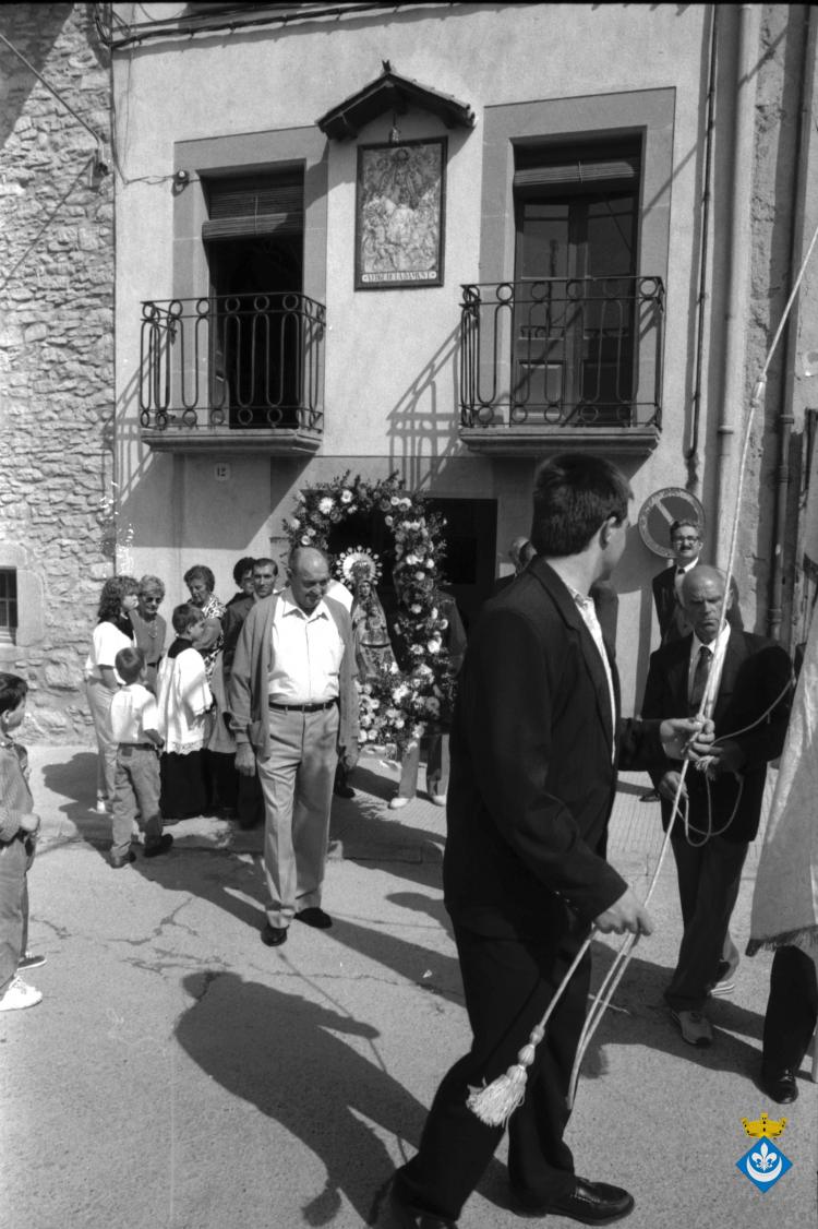 Processó de la Verge dins els actes de la Festa Major
