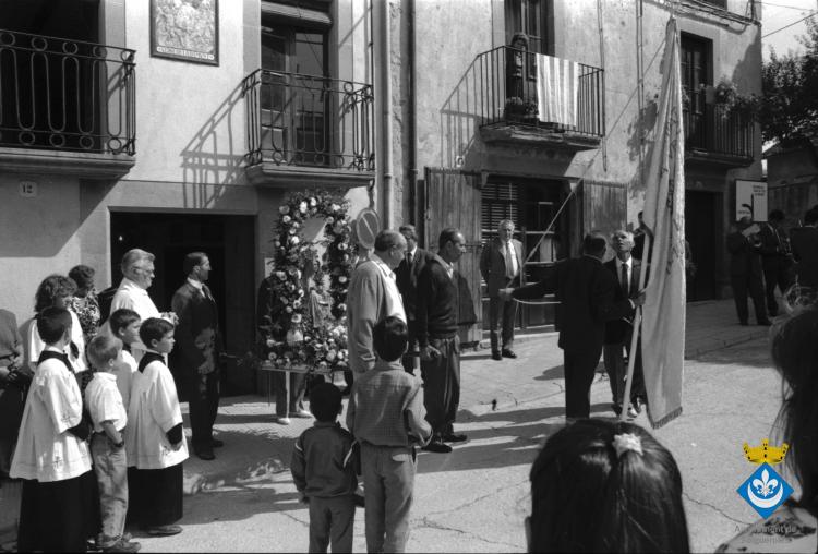 Processó de la Verge dins els actes de la Festa Major