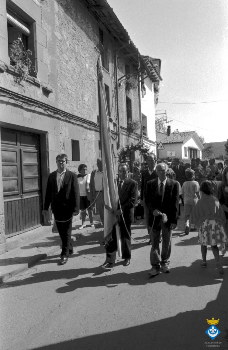 Processó de la Verge dins els actes de la Festa Major