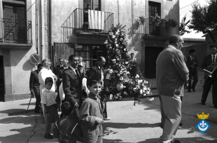 Processó de la Verge dins els actes de la Festa Major