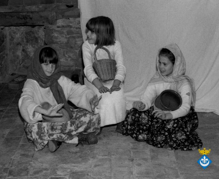 Sessió de fotos per fer figures de pessebre de l'Ateneu de Folgueroles