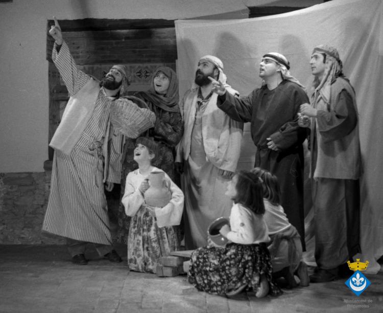 Sessió de fotos per fer figures de pessebre de l'Ateneu de Folgueroles