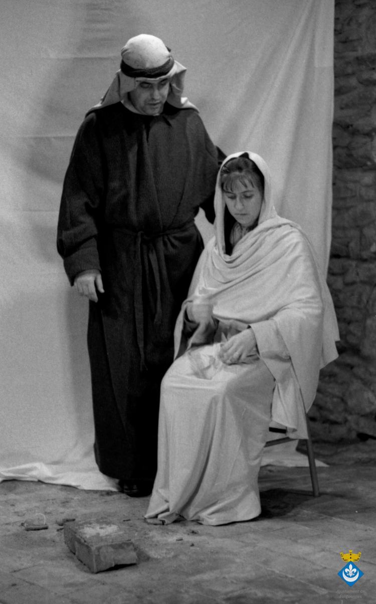 Sessió de fotos per fer figures de pessebre de l'Ateneu de Folgueroles