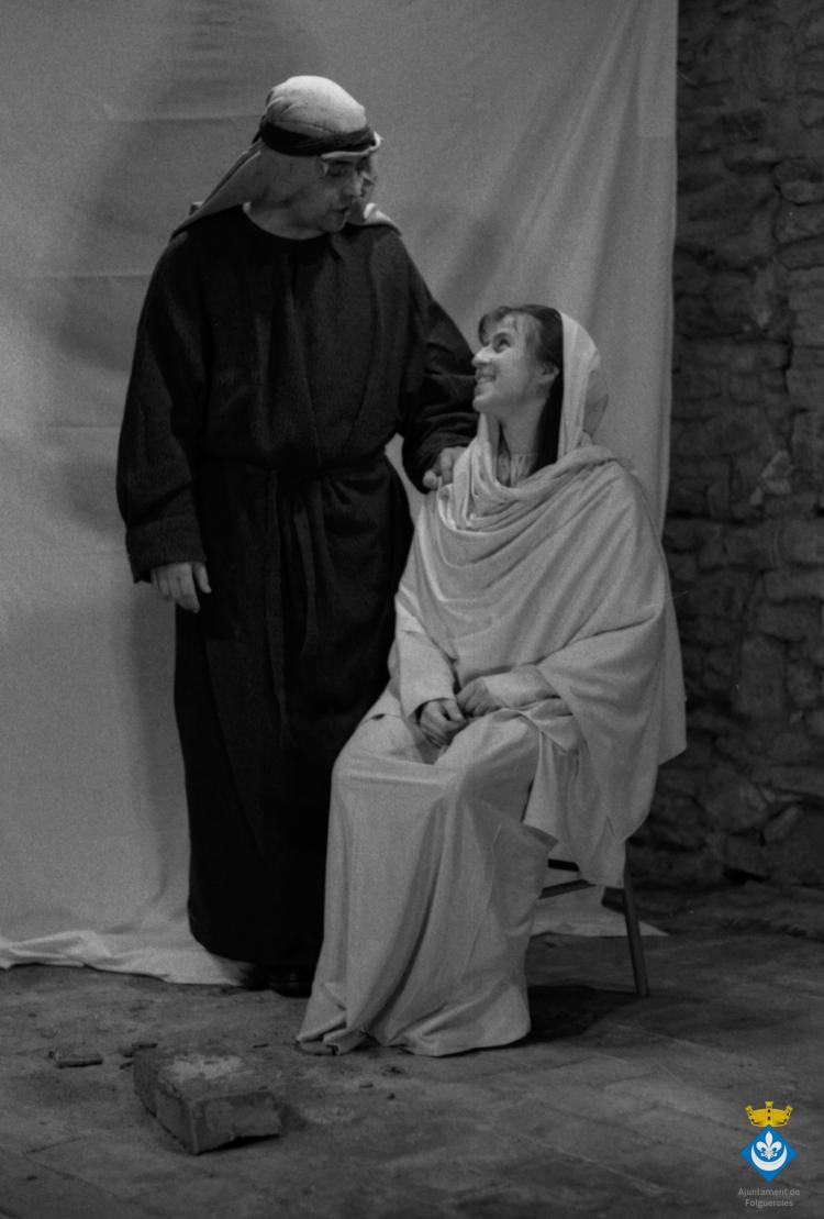 Sessió de fotos per fer figures de pessebre de l'Ateneu de Folgueroles