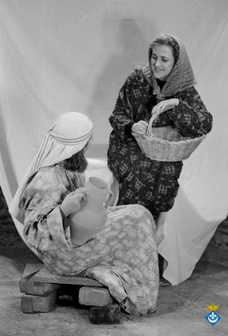 Sessió de fotos per fer figures de pessebre de l'Ateneu de Folgueroles