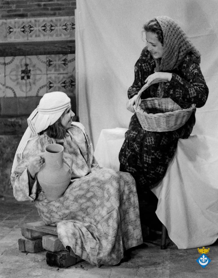 Sessió de fotos per fer figures de pessebre de l'Ateneu de Folgueroles