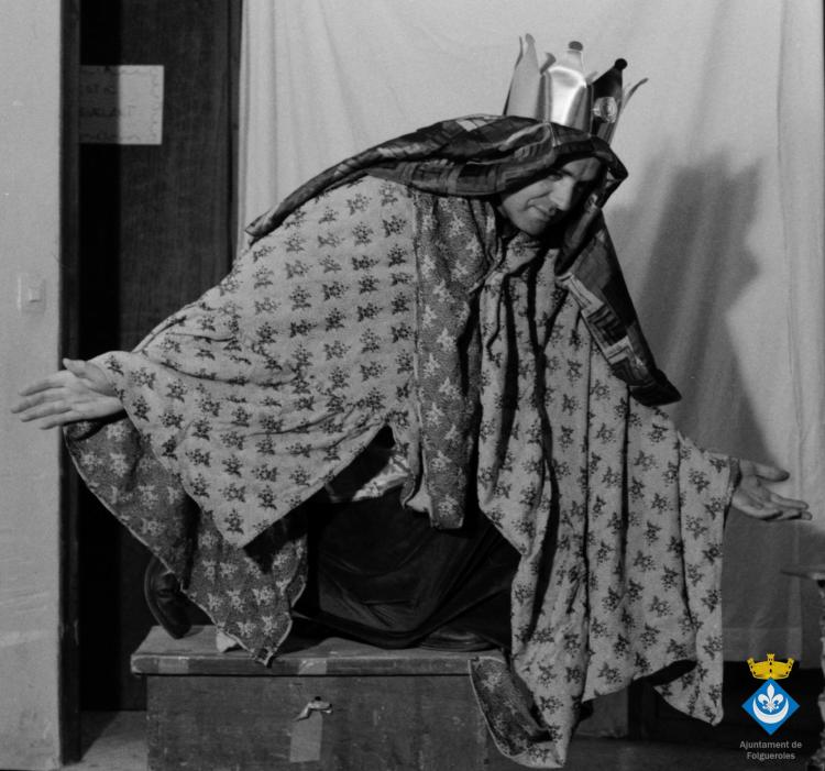 Sessió de fotos per fer figures de pessebre de l'Ateneu de Folgueroles