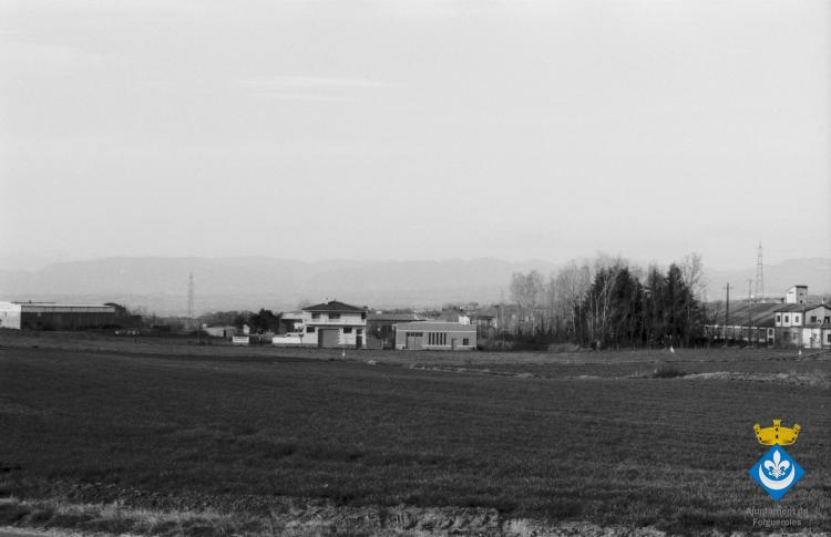 Perspectives de Folgueroles. Entrada al municipi des de la carretera de Vilanova de Sau