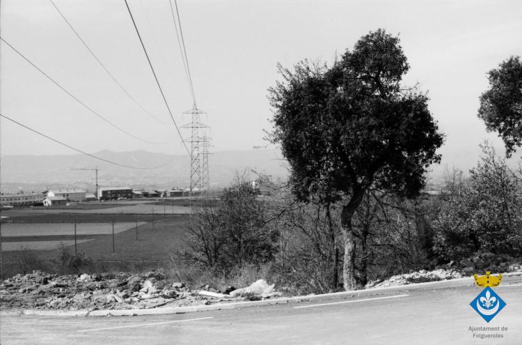 Perspectives de Folgueroles. Urbanització carrers de la urbanització la Roca