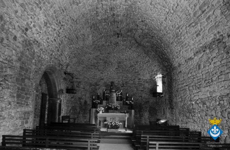 Ruta Verdagueriana. Interior ermita de la Damunt