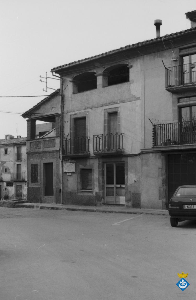 Ruta Verdagueriana. Carnisseria Can Ramonet. Antiga casa familiar del poeta Jacint Verdaguer