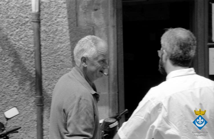 Gent durant la Festa Verdaguer