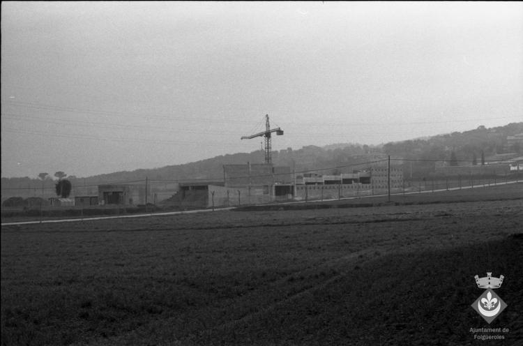 Construcció de l'escola Mossèn Cinto Verdaguer