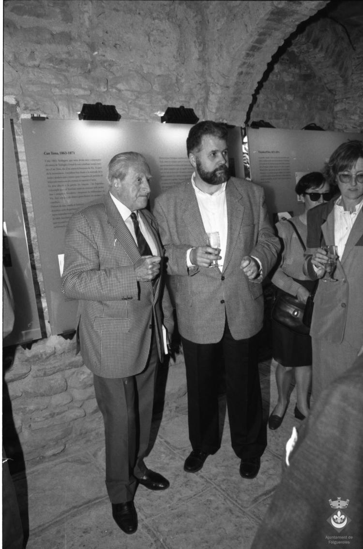 Assistents a l'acte d'inauguració de la nova museografia de la casa museu