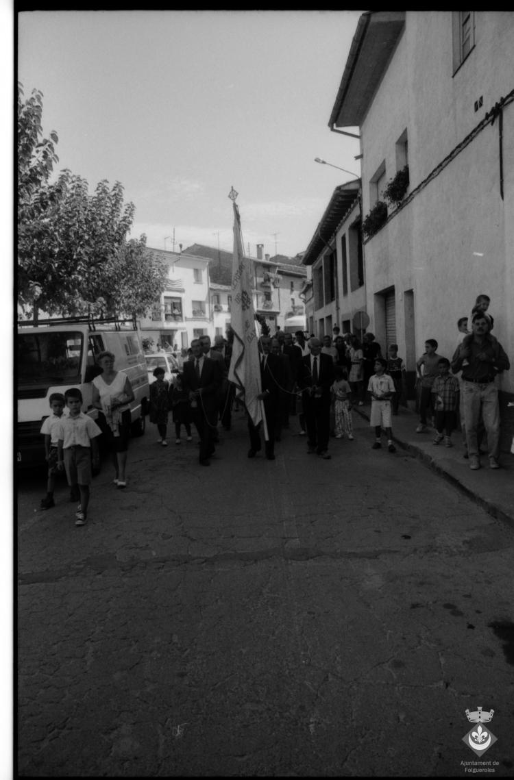 Processó de la Verge dins els actes de la Festa Major