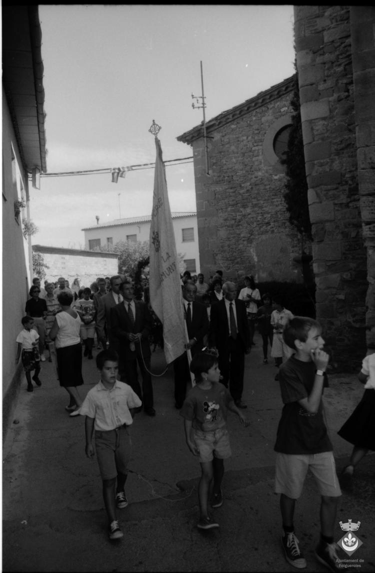 Processó de la Verge dins els actes de la Festa Major