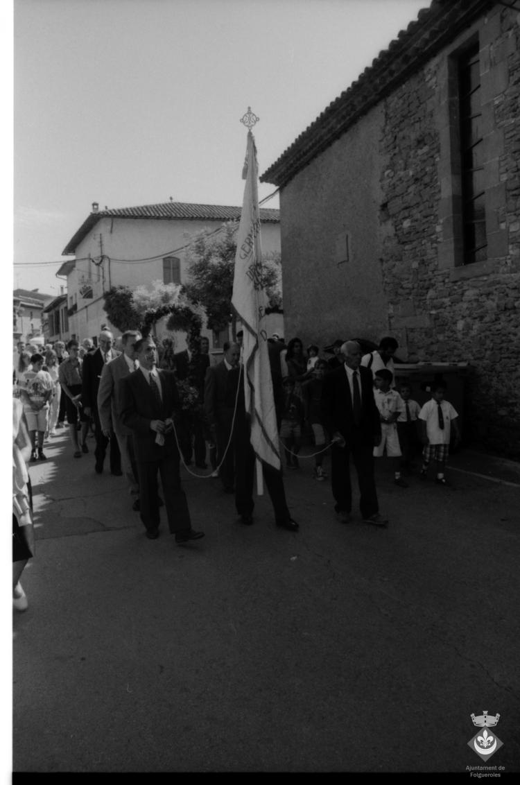 Processó de la Verge dins els actes de la Festa Major