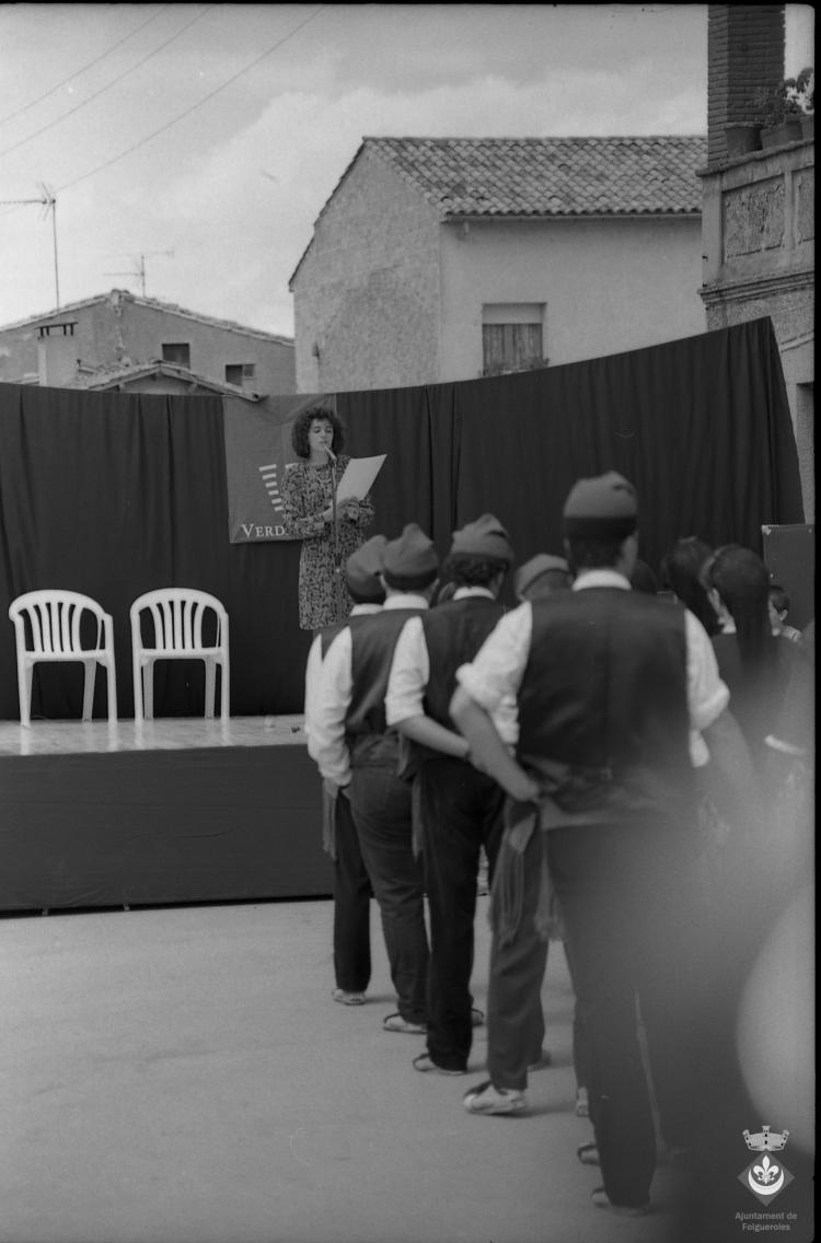 Presentació dels ballets de Folgueroles dins la Festa Verdaguer