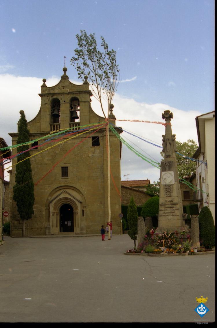 Plaça Verdaguer durant la Festa Verdaguer
