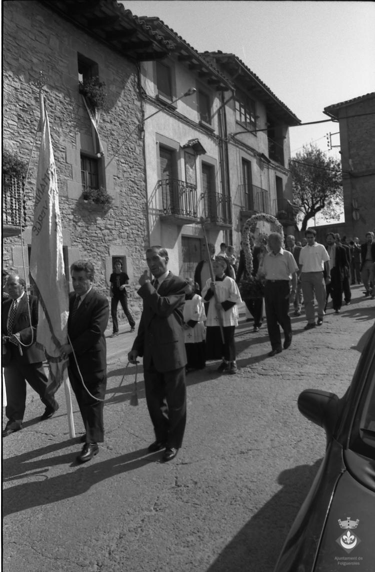 Processó de la Verge dins els actes de la Festa Major