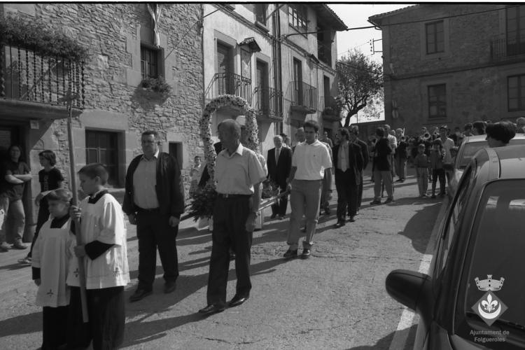 Processó de la Verge dins els actes de la Festa Major