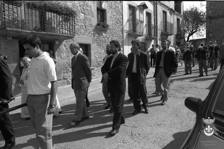 Processó de la Verge dins els actes de la Festa Major
