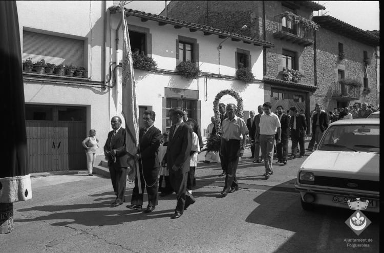 Processó de la Verge dins els actes de la Festa Major